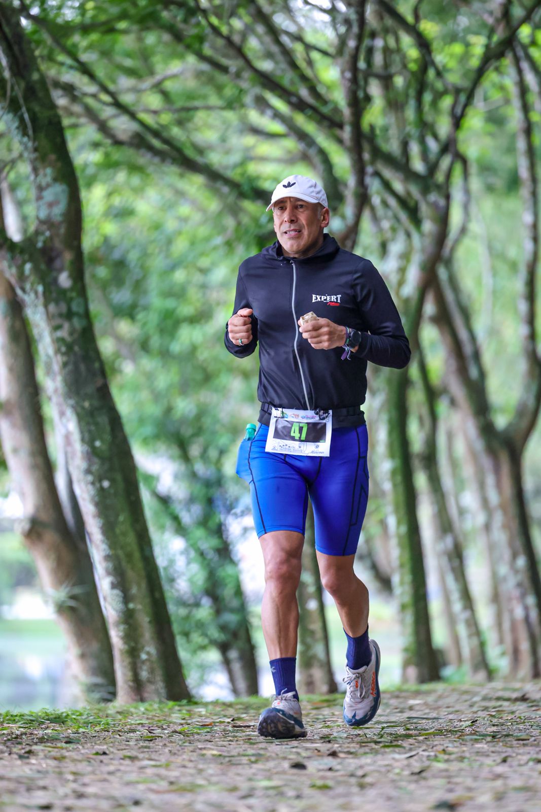Atleta durante a prova